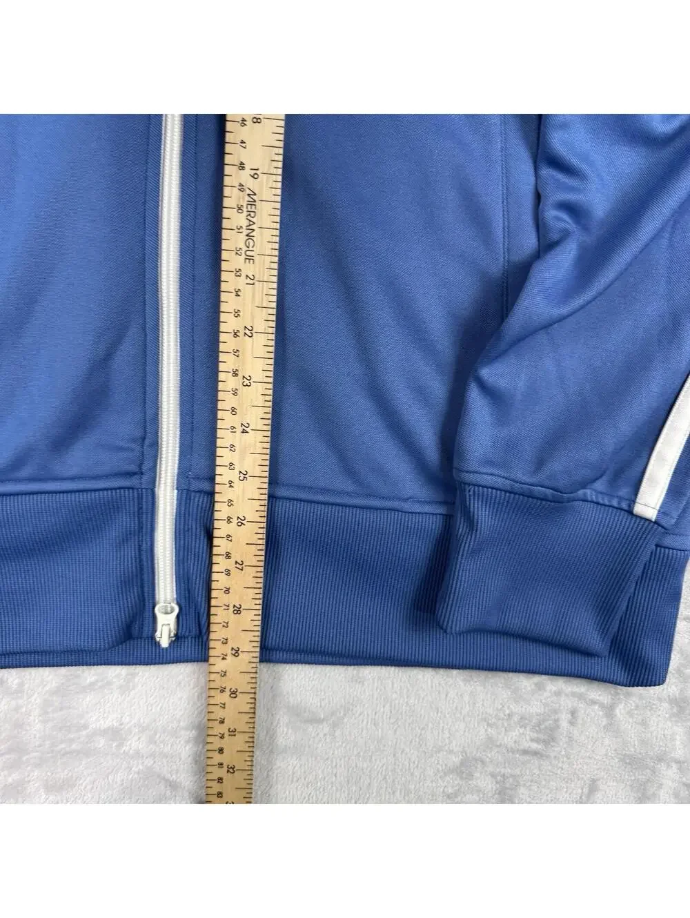 Roots Blue Track Jacket 2XL Full Zip Sporting Goods Striped Sleeve Retro Vintage